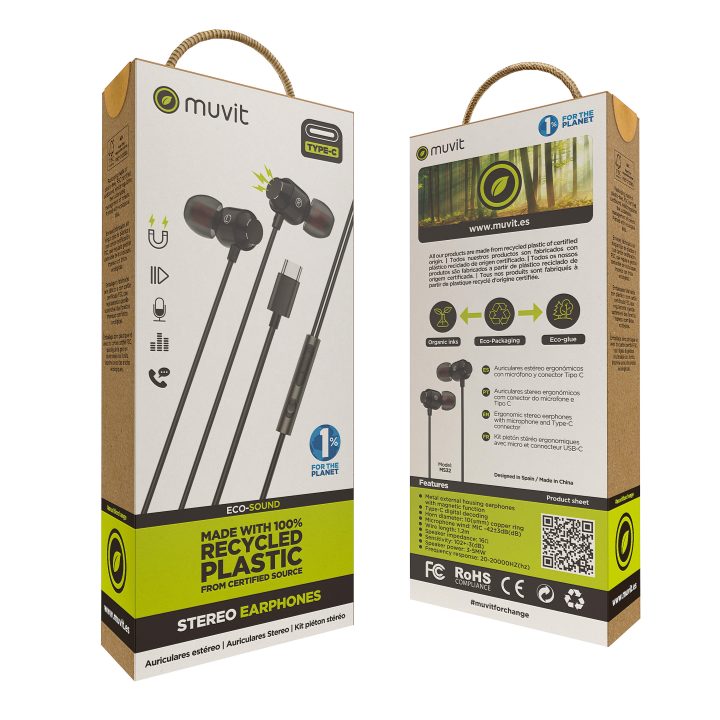 Muvit M32 wired headphones (MCHPH0006)