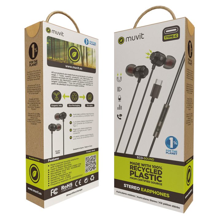 Muvit M32 wired headphones (MCHPH0006)