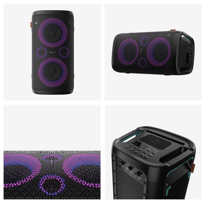 Hisense Party Storm Coluna para festas Preto 300 W