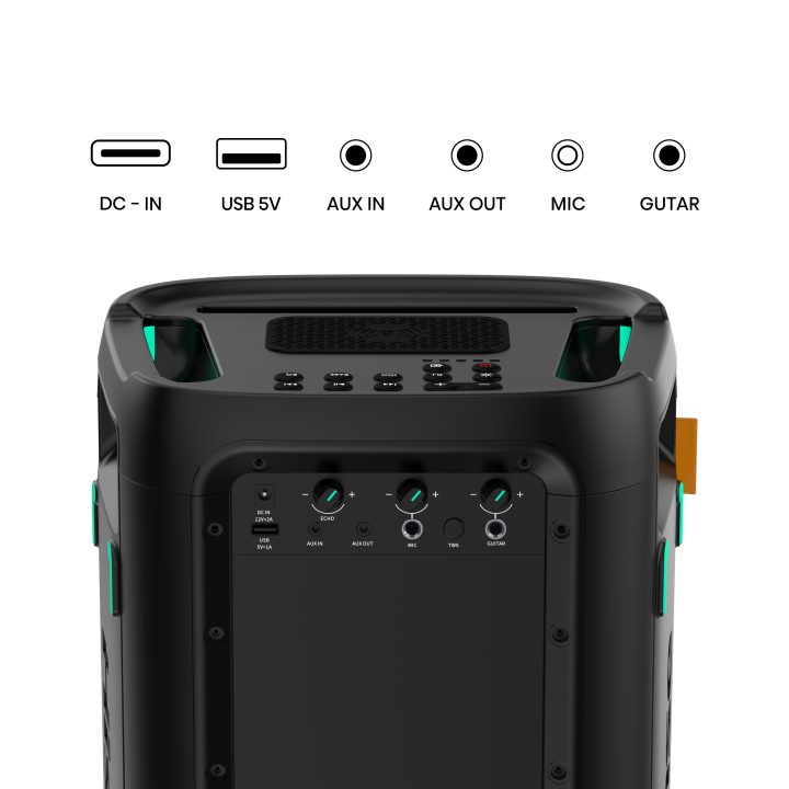 Hisense Party Storm Coluna para festas Preto 300 W