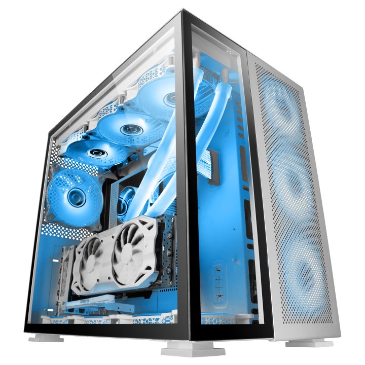 Mars Gaming MC-Nova, Torre Gaming Custom XXL E-ATX Alumínio, Dupla…