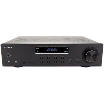 Amplificador Aiwa amr-200DAB preto (AMR-200DAB/BK)
