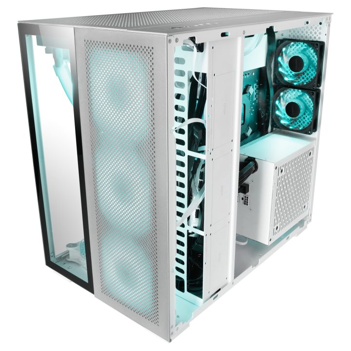 Mars Gaming MC-Nova, Torre Gaming Custom XXL E-ATX Aluminio, Doble…