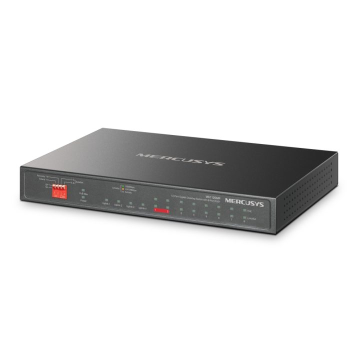 Switch Mercusys MS112GMP 12 portas