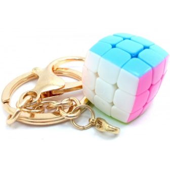 Shengshou Cubo de rubik yj mini 2cm 3X3 con llavero (1828)