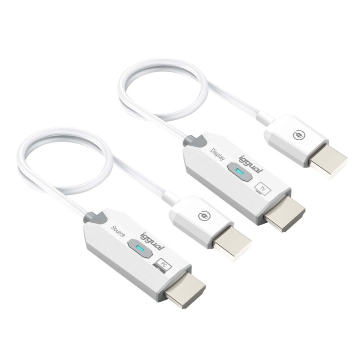 iggual Transmissor e recetor HDMI FHD sem fios