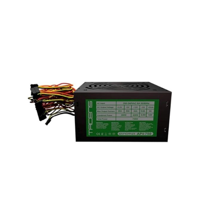 Tacens APIII750, PC ATX Power Supply 750W, SMD and DC-DC Technology…
