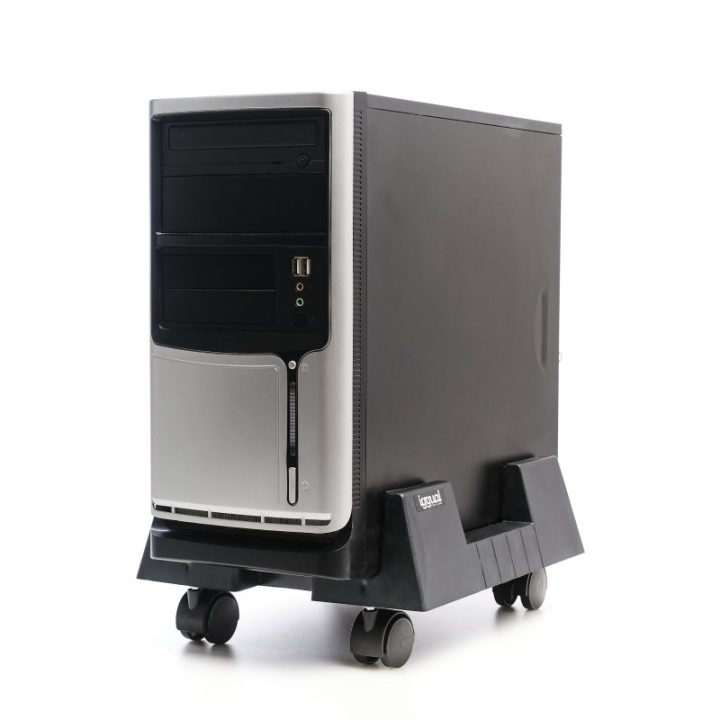iggual SOP1 Adjustable CPU Stand with Wheels