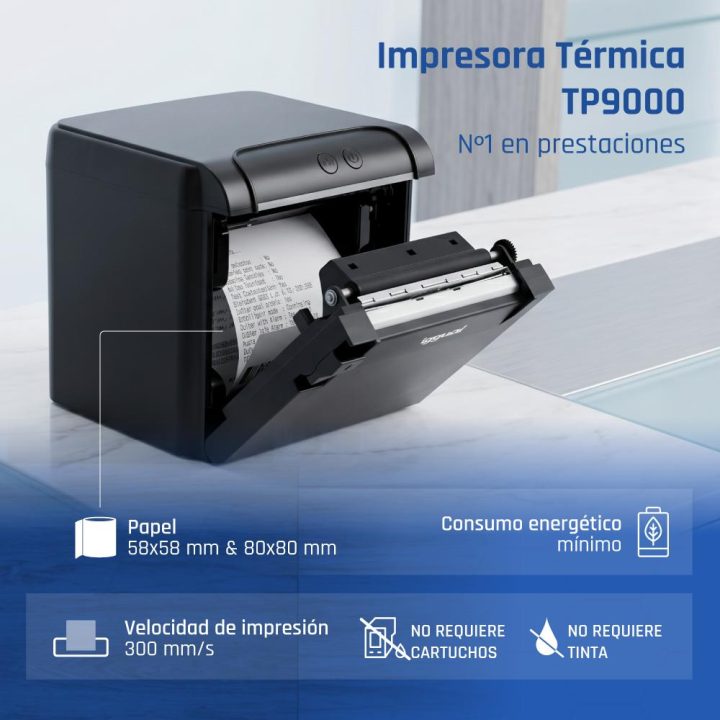 iggual Thermal Printer TP9000 USB+RJ45(RS232)+Ethernet