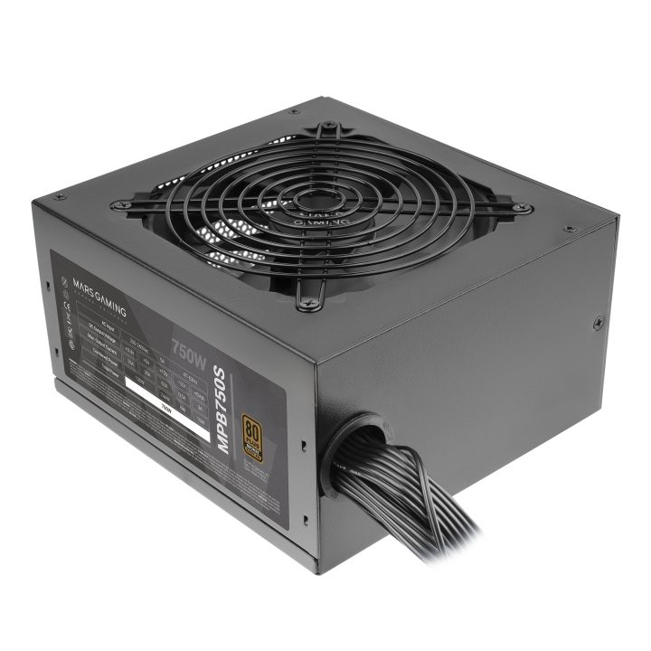 Mars Gaming MPB750S, Fuente Alimentación ATX ARGB 750W, 6 Años de…