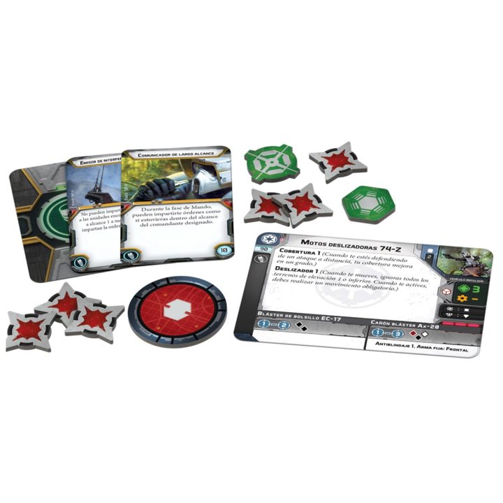 Asmodee Jogo de tabuleiro Star Wars Legion: Motos Deslizadoras 74-Z…