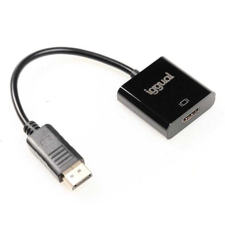 iggual DisplayPort (M) to HDMI (F) Adapter