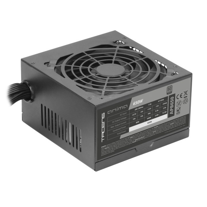 Tacens Anima APB650, PC ATX Power Supply 650W, 80Plus Bronze…