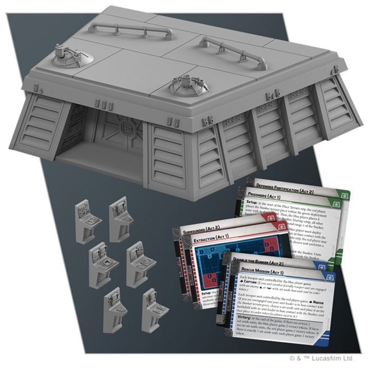 Asmodee Star Wars Legion Board Game: Imperial Bunker PEGI 14 (SWL58ES)