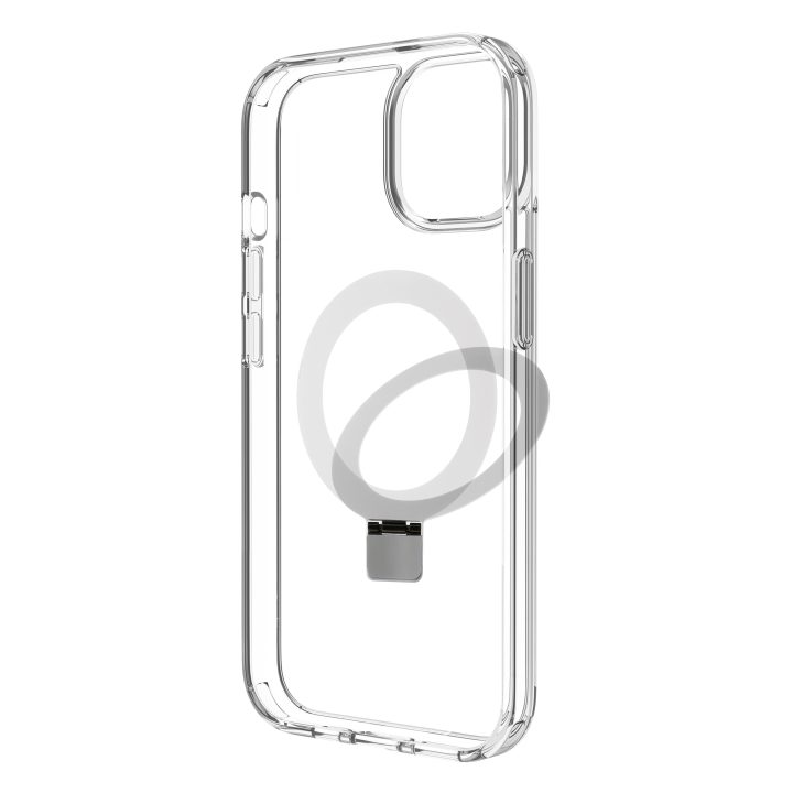 Muvit recycletek MagSafe + Stand Case for iPhone 15 Transparent…