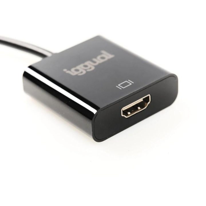 iggual DisplayPort (M) to HDMI (F) Adapter