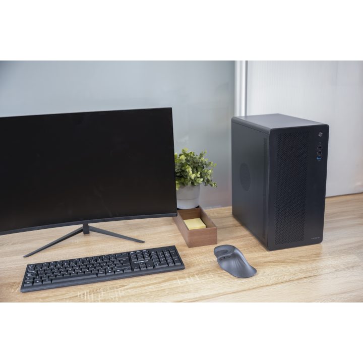 Tacens 2AEROM Mini Tower PC Case Black