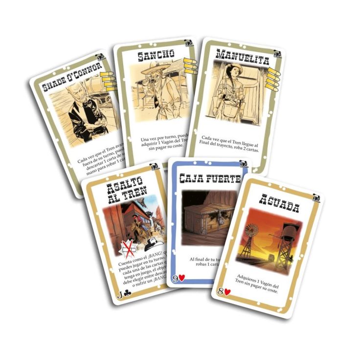 Asmodee Juego de mesa bang! el gran asalto al tren (EEDVBA09)