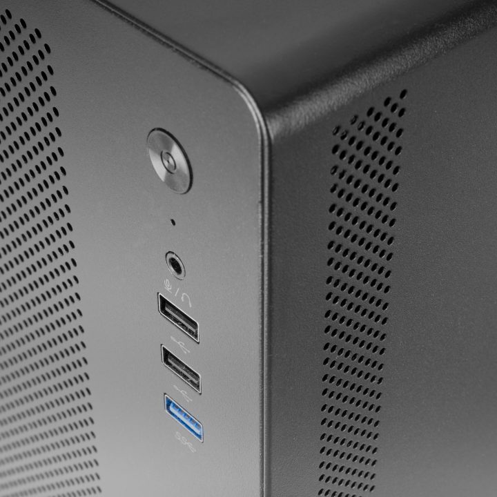 Tacens 2AEROM Mini Tower PC Case Black