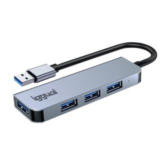 iggual USB-A 3.0 Hub with 4 USB-A 3.0 Ports