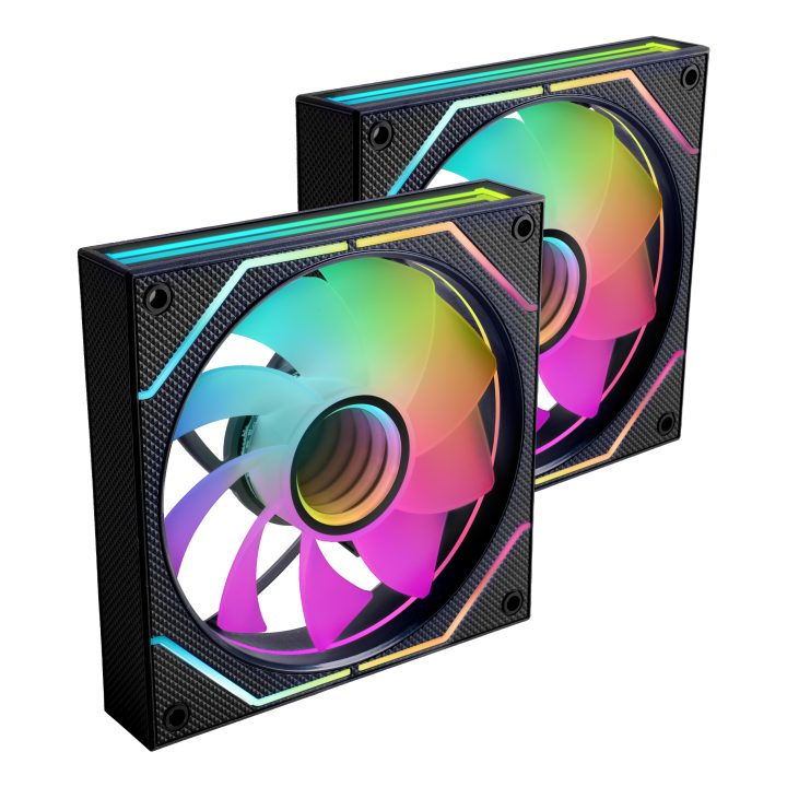 Mars Gaming MF3DPROX2R PC Cooling System Computer Case Fan 12 cm Black