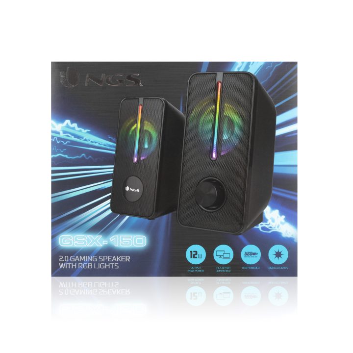 NGS GSX-150 Negro Inalámbrico 12 W