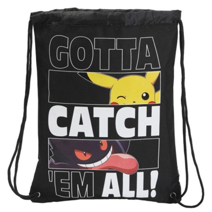 Cyp Brands Pokémon Gotta Catch 'Em All! Drawstring Backpack (0MC343PK)