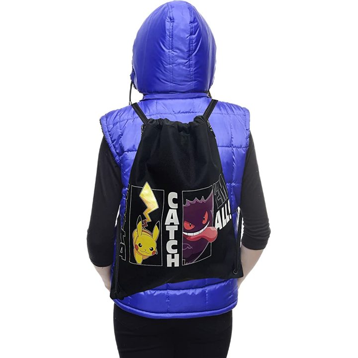 Cyp Brands Pokémon Gotta Catch 'Em All! Drawstring Backpack (0MC343PK)