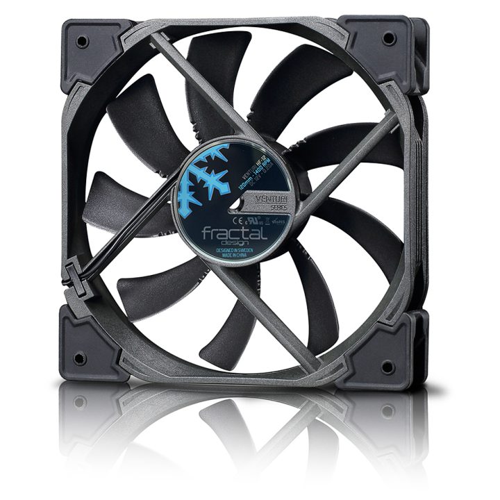 Fractal Design Venturi HP-14 PWM Computer Case Fan 14 cm Black, Gray…