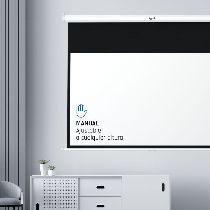 iggual Pantalla manual 16:9 72" 159x89 cm
