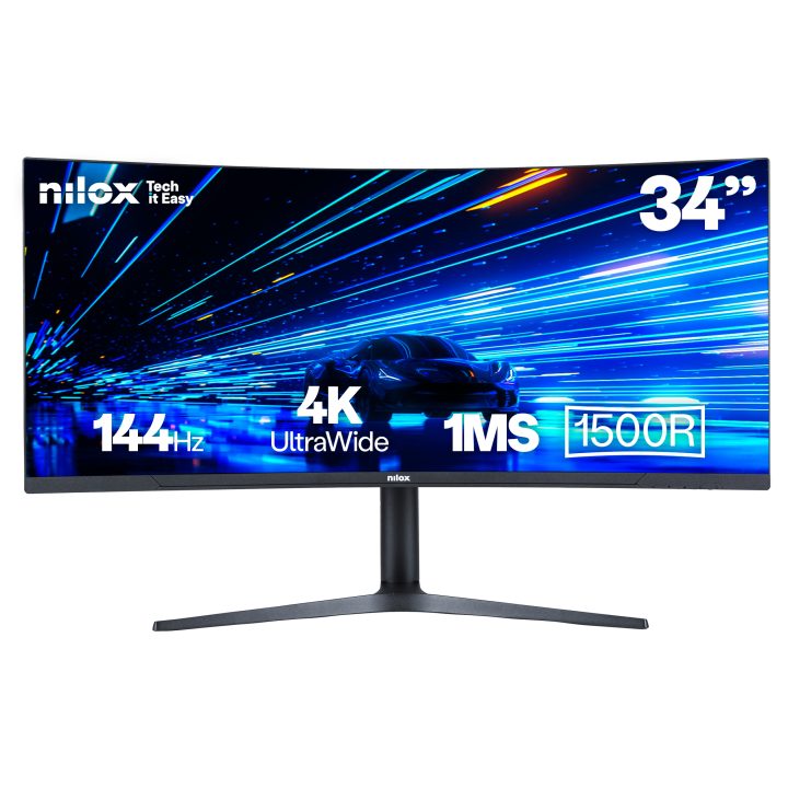 NILOX NXM344KD11 34" UWQHD 144 Hz curvo