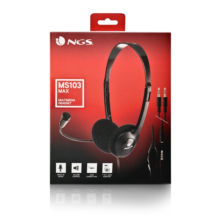 NGS Max wired over-ear headphones