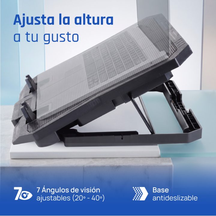 iggual Base de refrigeração portátil com 6 ventoinhas RP6V17