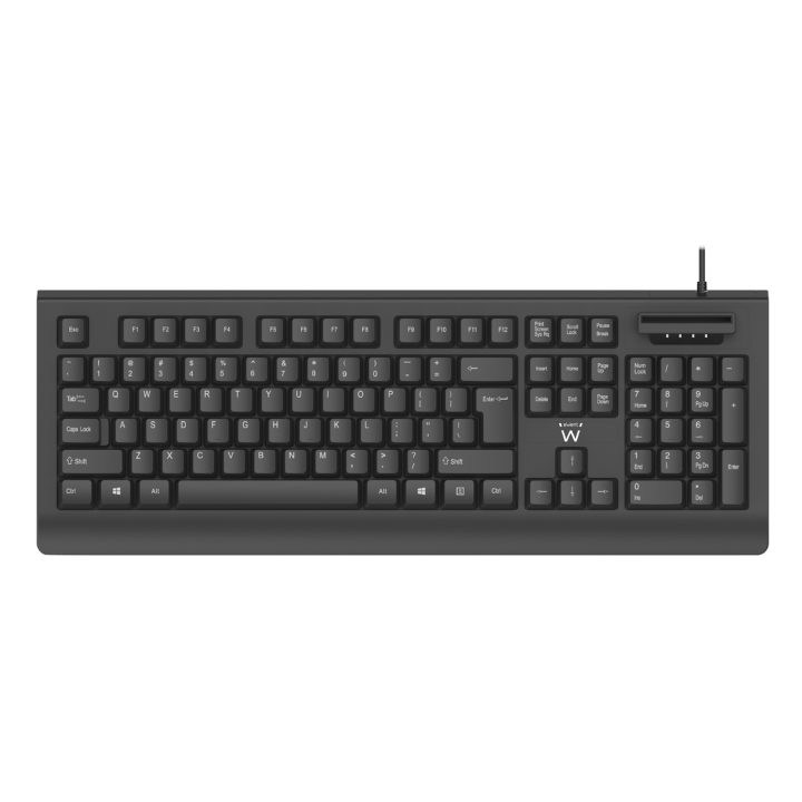 Ewent EW3286 Universal USB QWERTY Spanish Keyboard Black