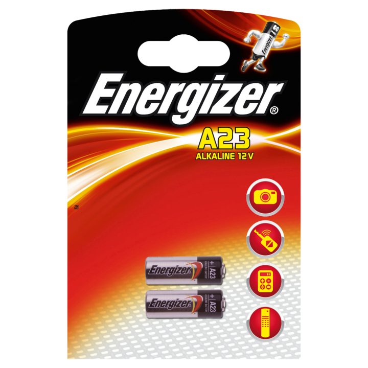 Blister 2 pilhas especiais modelo E23A Energizer 639336 (E301536303)