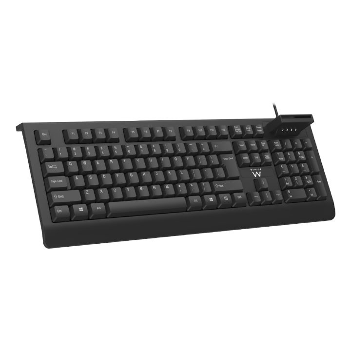 Ewent EW3286 Universal USB QWERTY Spanish Keyboard Black