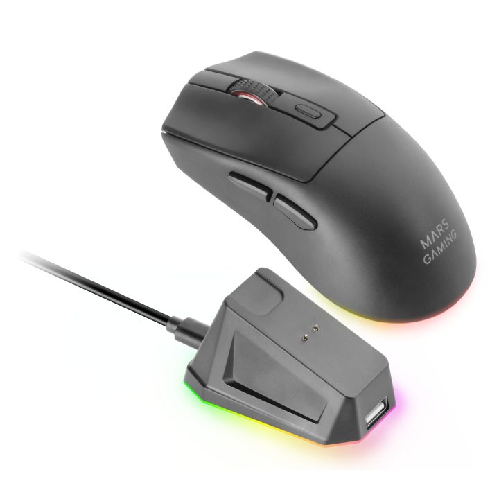 Mars Gaming MM-T3 Right-Handed Gaming Mouse RF Wireless + Bluetooth +…