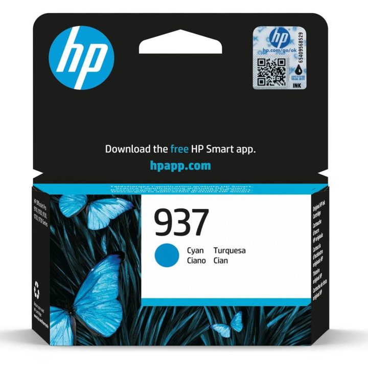 HP Original 937 Cyan Ink Cartridge