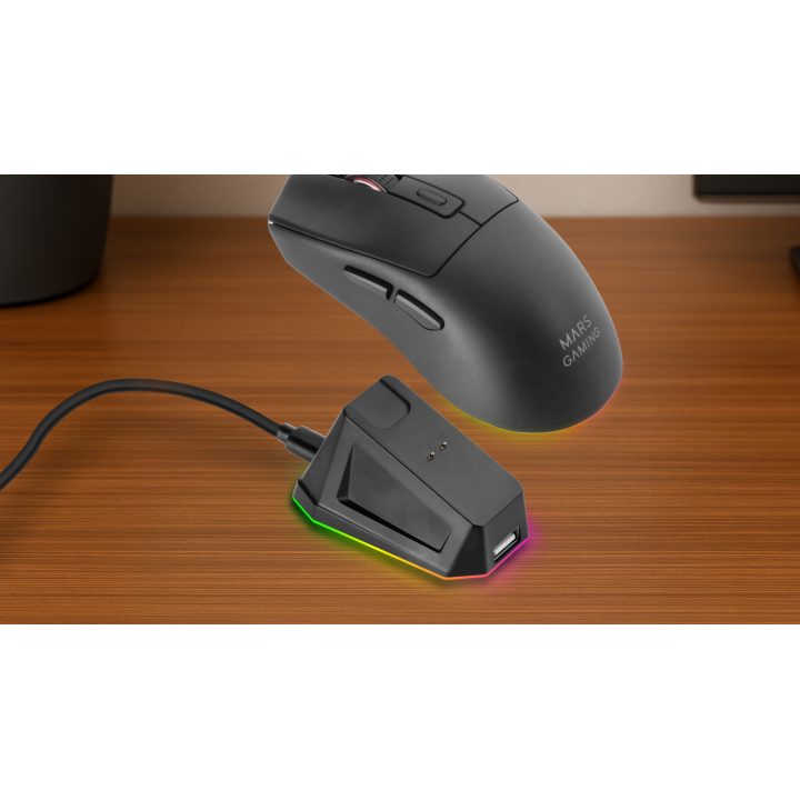 Mars Gaming MM-T3 Right-Handed Gaming Mouse RF Wireless + Bluetooth +…