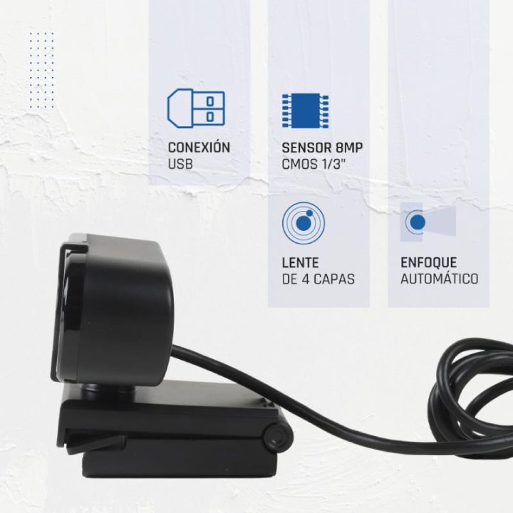 iggual Webcam USB 4K UHD WC3840 Business Pro View