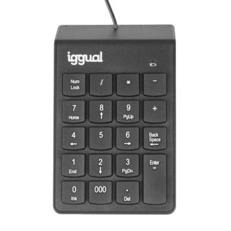 iggual Teclado numérico USB CK-NUM-19T preto