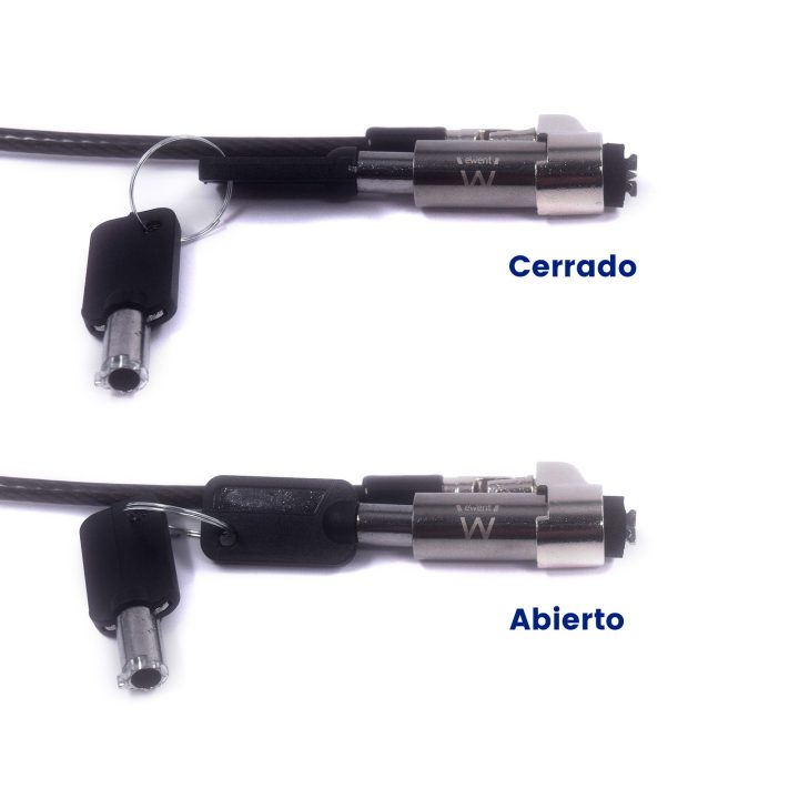 Ewent EW1239 Anti-Theft Cable Black 1.8 m