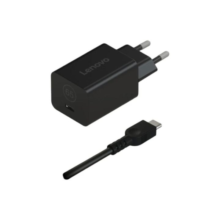 Lenovo 40AWGN65EU adaptador e inversor de corriente Interior Negro