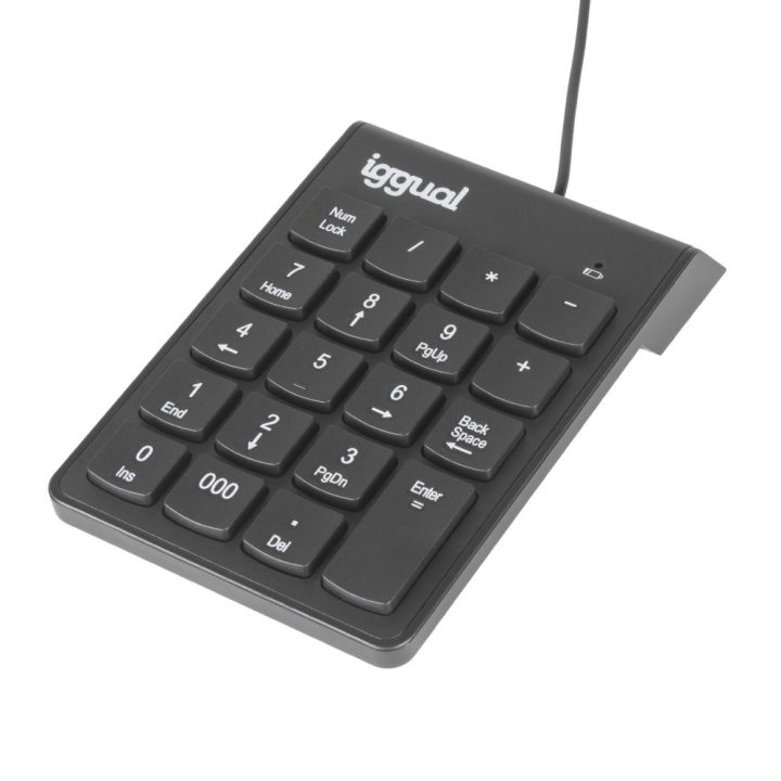 iggual USB Numeric Keypad CK-NUM-19T Black