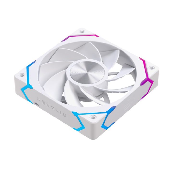 Einarex EX12CI ARGB 120mm Case Fan White Inverted (EXFN-12C11-W)