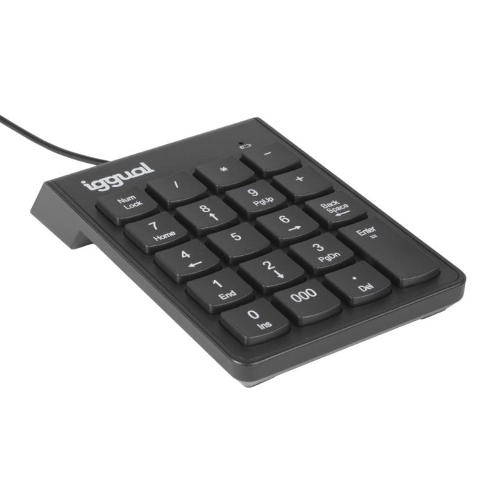 iggual USB Numeric Keypad CK-NUM-19T Black