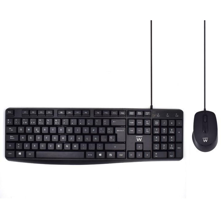Ewent EW3006 teclado rato incluído escritório USB QWERTY Espanhol…
