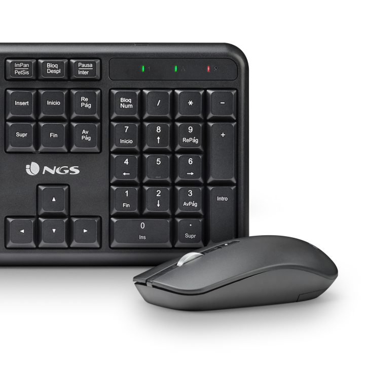NGS SERENITY KIT (QUERTY, ES) teclado Ratón incluido Universal RF…