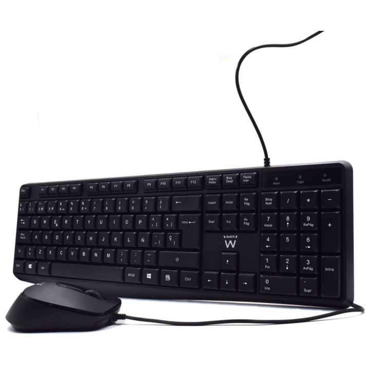 Ewent EW3006 teclado rato incluído escritório USB QWERTY Espanhol…