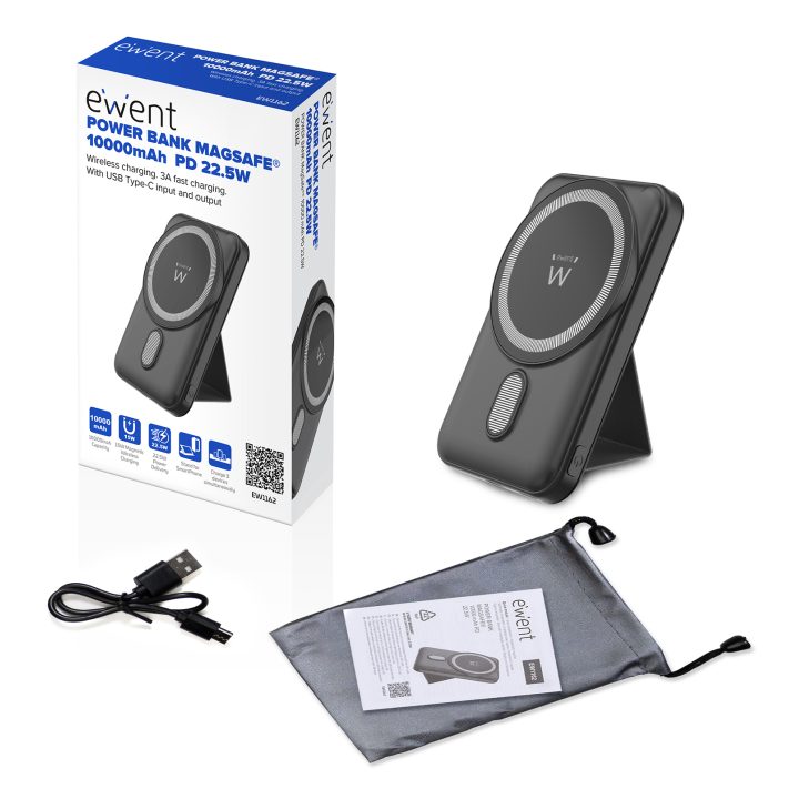 Power Bank Ewent Mag SAFE 10000 mAh PD 22.5W